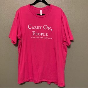 “Carry On, People” Tales of an Educated Debutante Shirt